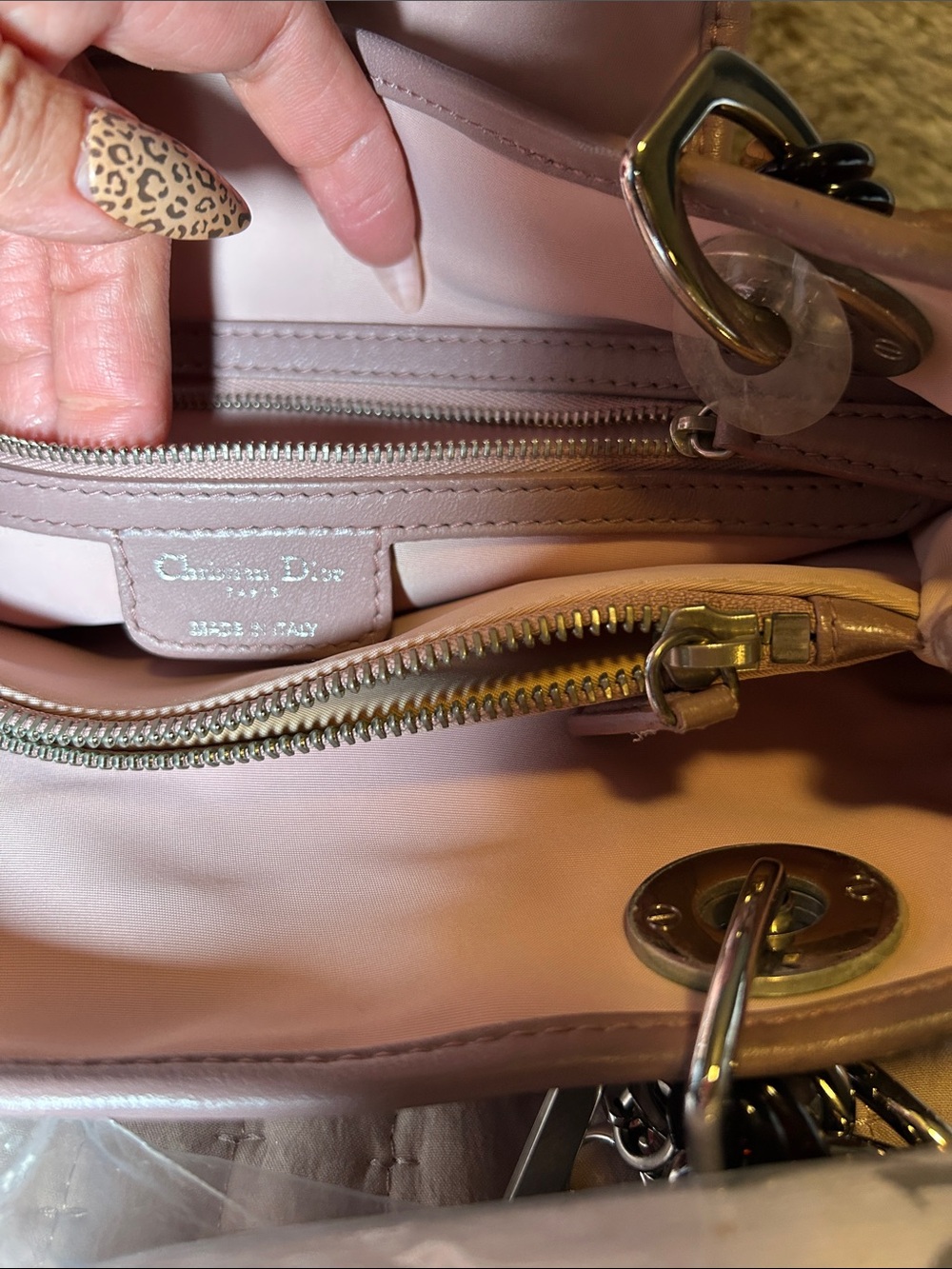 321. Christian Dior Cannage Bag-COA - Picture 12 of 12